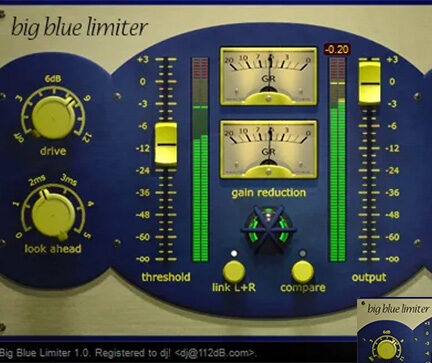 模拟限制器 112dB Big Blue Limiter v2.0.0 R2R Win