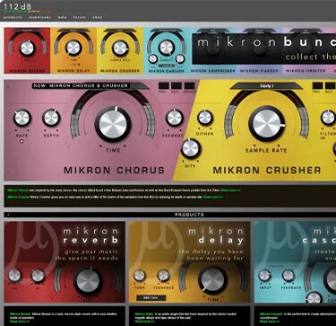 吉他踏板效果套装 112dB Mikron Bundle v1.1.2 R2R Win