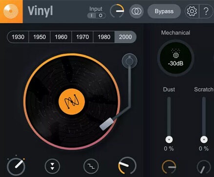 黑胶唱片模拟插件 iZotope Vinyl v1.13.0 R2R Win