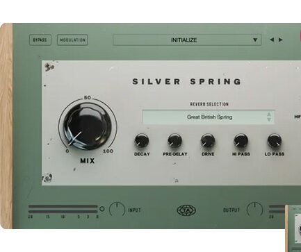 模拟弹簧混响插件 Teletone Audio Silver Spring v1.0.0