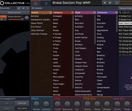 采样合成器 Tracktion Software Collective v1.3.7 + Factory Content R2R Win