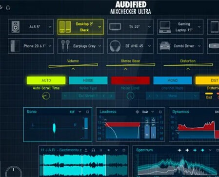 终极设备环境声学模拟插件 Audified MixChecker Ultra v1.0.2 R2R Win