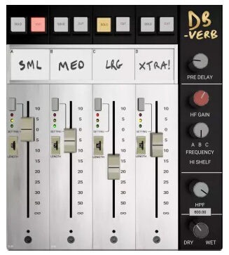 多融合混响插件 Metric Halo DBVerb v4.0.86 R2R Win