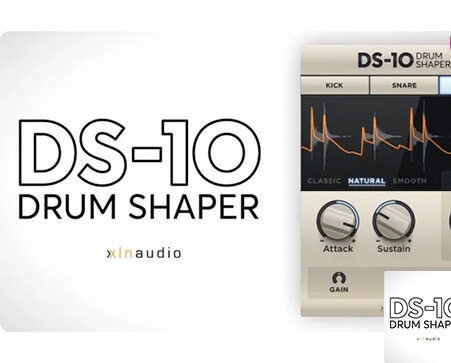 鼓式瞬态成型机 XLN Audio DS-10 Drum Shaper v1.3.5 Mac