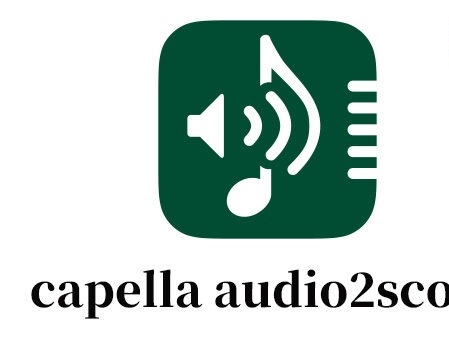 音频转乐谱软件 Capella Audio2Score Pro 5 v5.0.0 Mac