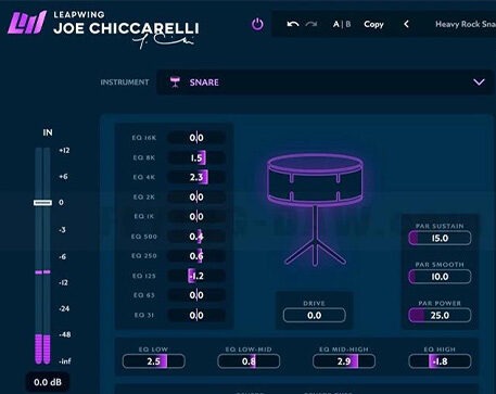 大师签名款鼓声音处理器 Leapwing Audio Joe Chiccarelli v1.2.1 Win