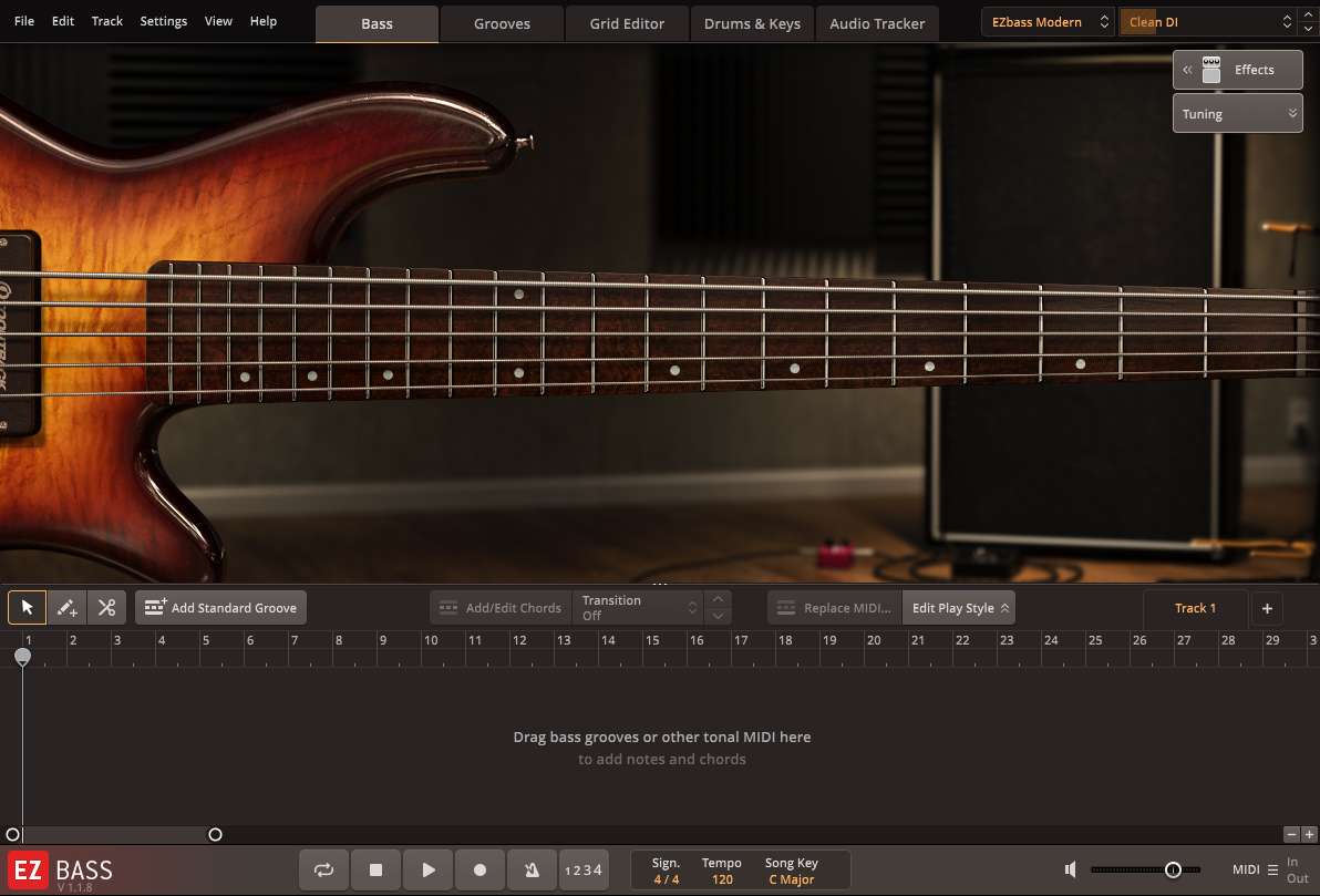 EZ贝斯 完整拓展音色包 Toontrack EZbass（全家桶）