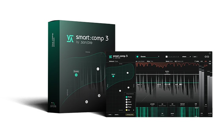 频谱动态压缩器插件 Sonible smart:comp 3 v1.0.0