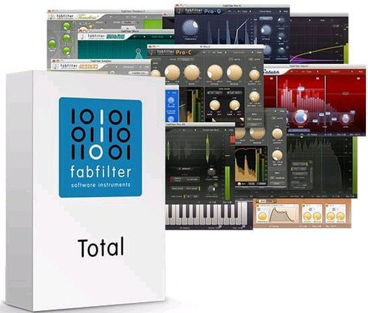 肥波混音插件套装 FabFilter Total Bundle v2025.2 Mac MORiA (包含Fab Filter Micro One Pro-C Pro-DS Pro-G Pro-L Pro-MB Pro-Q 3 Pro-R Saturn 1 Saturn 2 Simplon Timeless Twin Volcano)