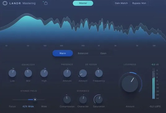 智能母带混音插件 LANDR Mastering Plugin Pro v1.1.22 R2R Win
