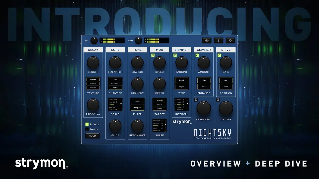 【合成器混响插件】Strymon NightSky Plugin v1.0.1