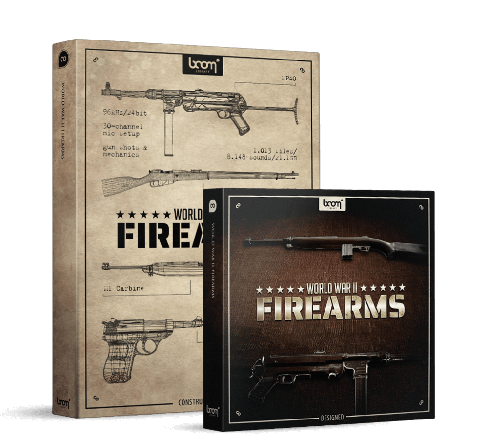 【二战枪械音效采样包】Boom Library World War II Firearms Bundle