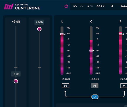 母带MS处理消人声音频效果器 Leapwing Audio CenterOne v2.14.10 R2R Win