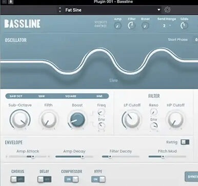 单声道复古合成器 AIR Music Technology Bassline v1.2.1.14