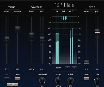 心理声学压缩机 PSPaudioware PSP Flare v1.0.3 Win