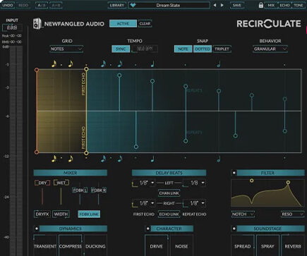 延迟效果插件 Newfangled Audio Recirculate v1.2.0 Win