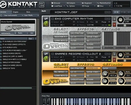 杀手电子鼓音源 Best Service Drums Overkill