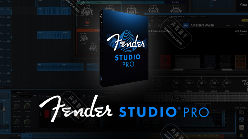 音乐制作宿主软件 Fender Studio Pro 8 v8.0.2