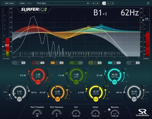 音高追踪均衡器 Sound Radix SurferEQ v2.1.2