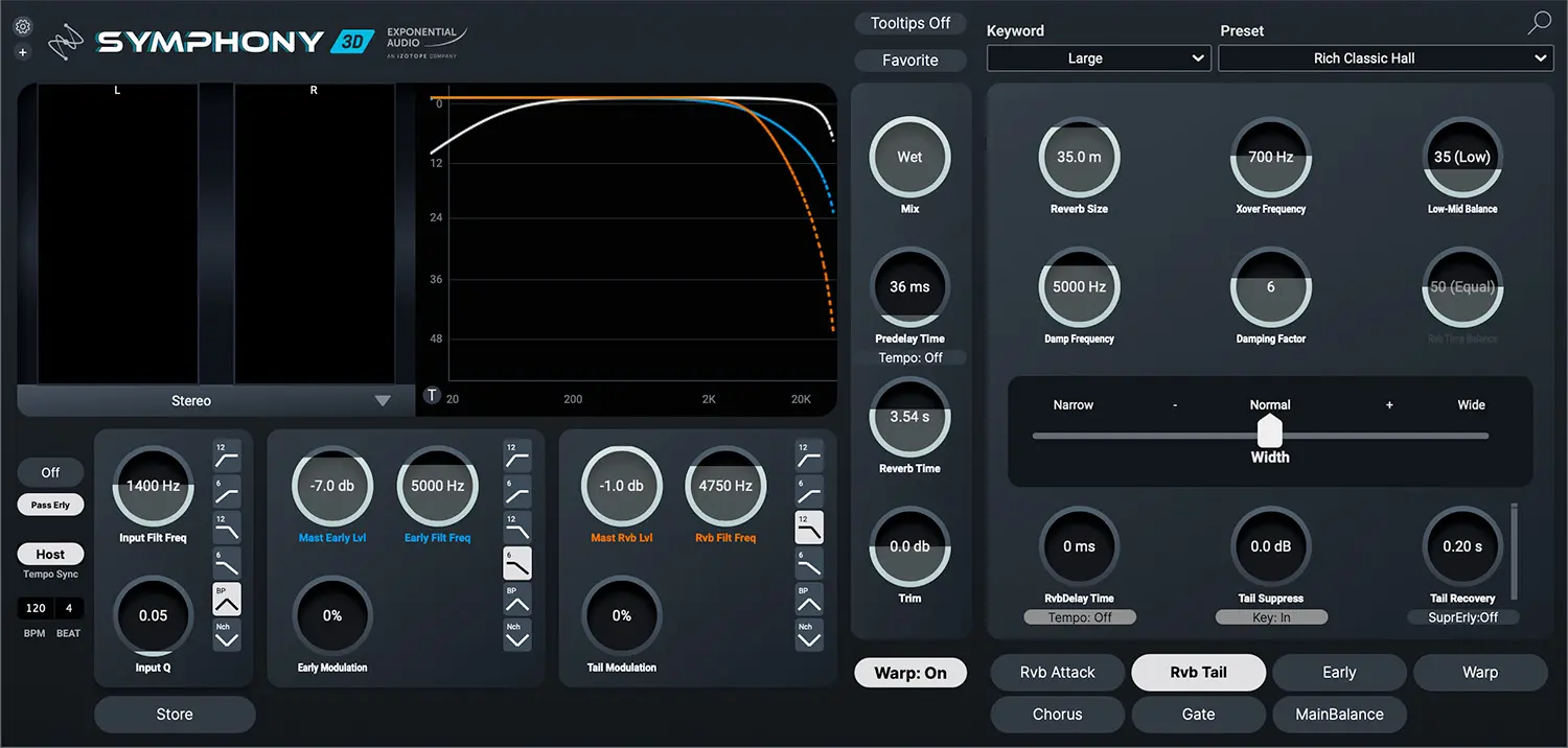 先进混响插件 Exponential Audio Symphony v3.2.0 Mac