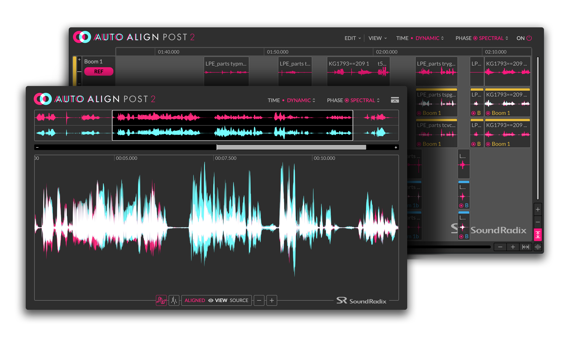 麦克风延迟同步相位校正 Sound Radix Auto-Align Post v2.0.1 Win