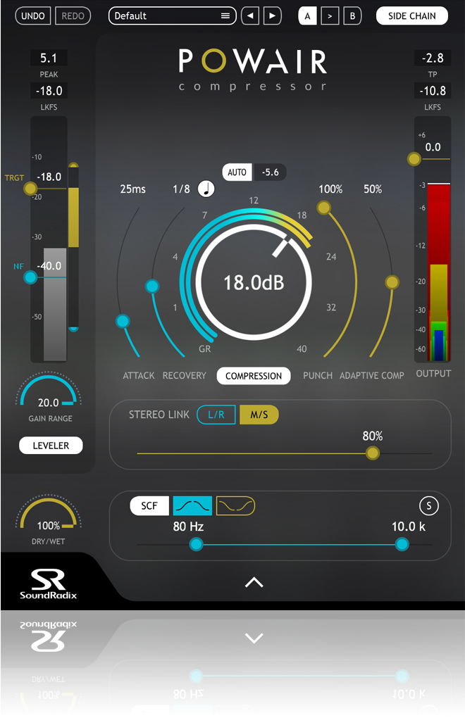 均衡器和透明压缩器插件 Sound Radix POWAIR v1.1.4 R2R Win