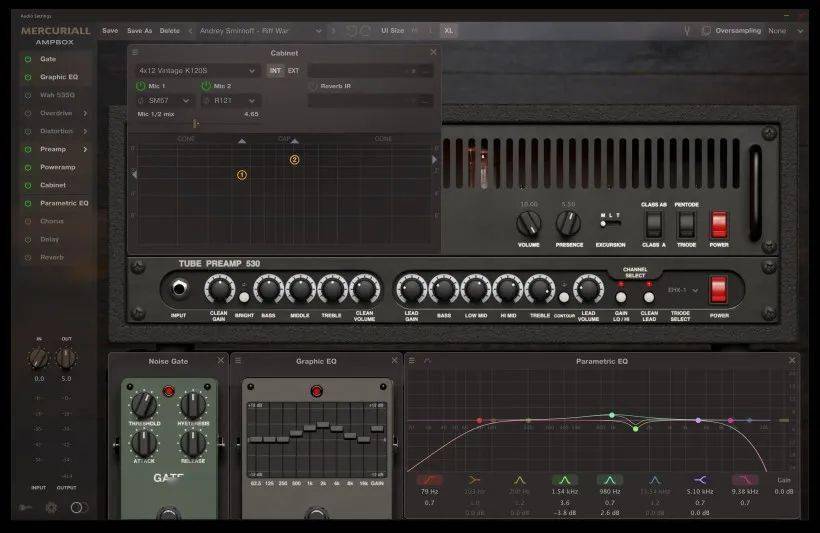 放大器建模插件 Mercuriall Ampbox v1.8.0 Win