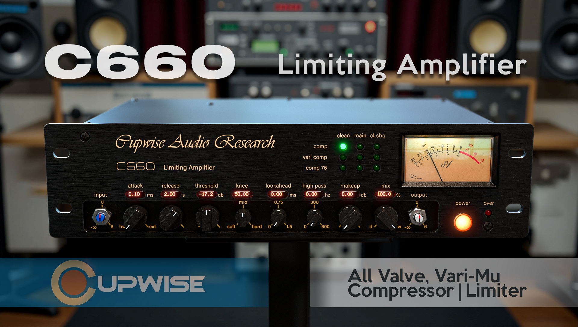 动态塑形效果器预设 Cupwise FX C660v4 Tube Compressor (incl. Azzimov skin) [Nebula]