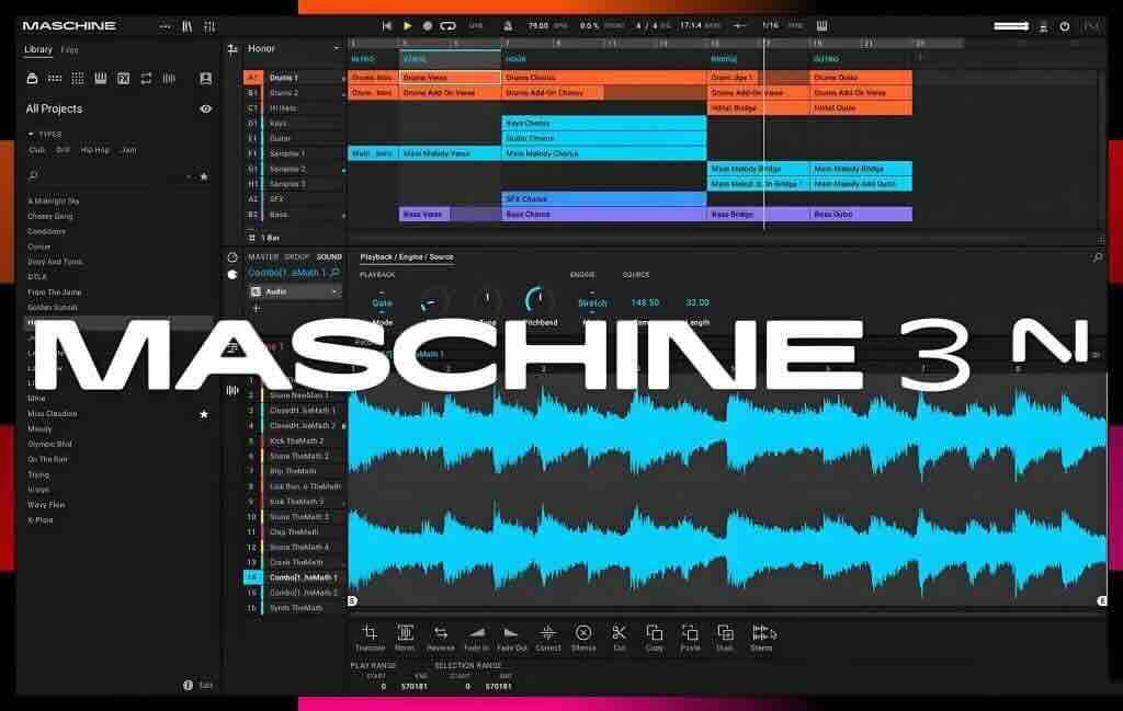 节奏音乐制作软件 Native Instruments Maschine v3.4.2