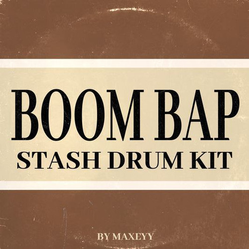 硬核嘻哈鼓组珍藏包 Maxeyy Kits Maxeyy Boom Bap Stash Drum Kit WAV