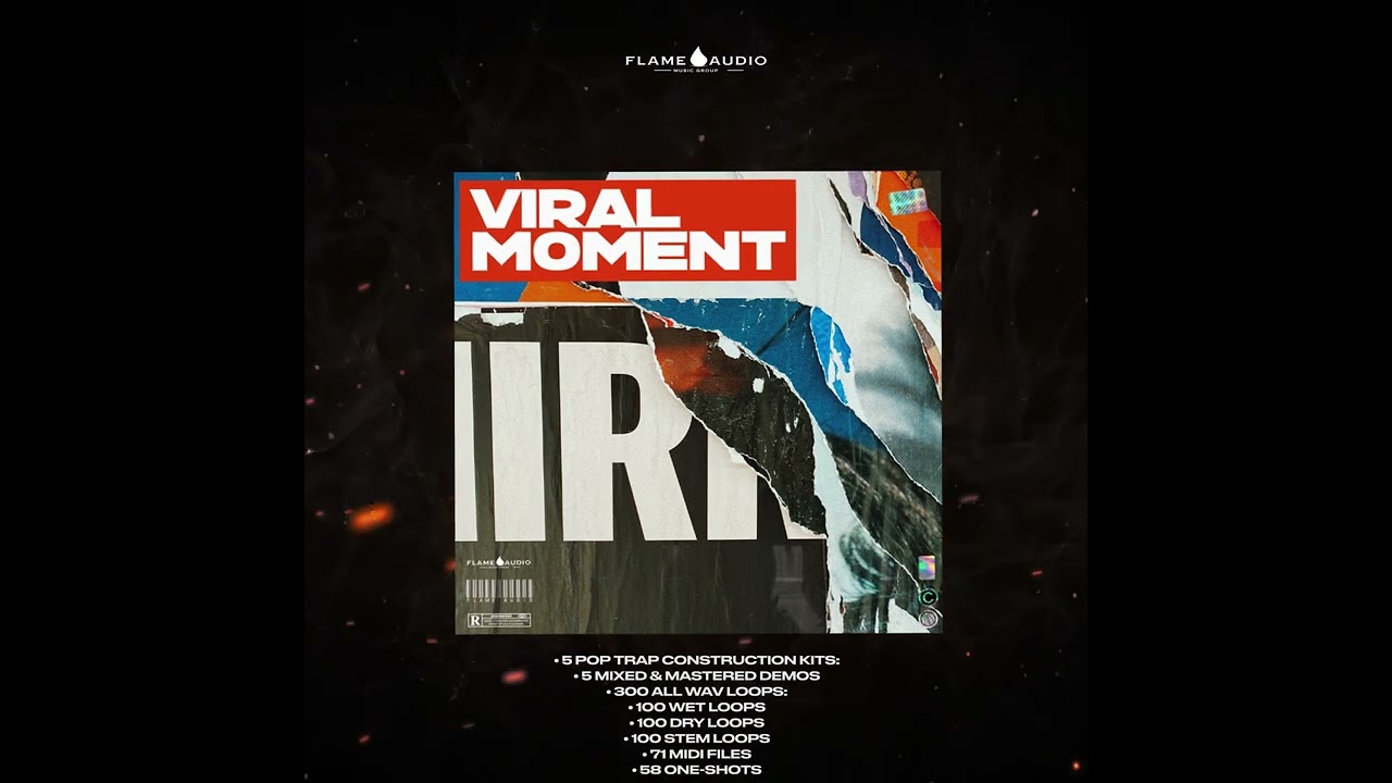 全新流行陷阱节拍合集 Flame Audio Viral Moment Pop Trap Beats WAV MiDi