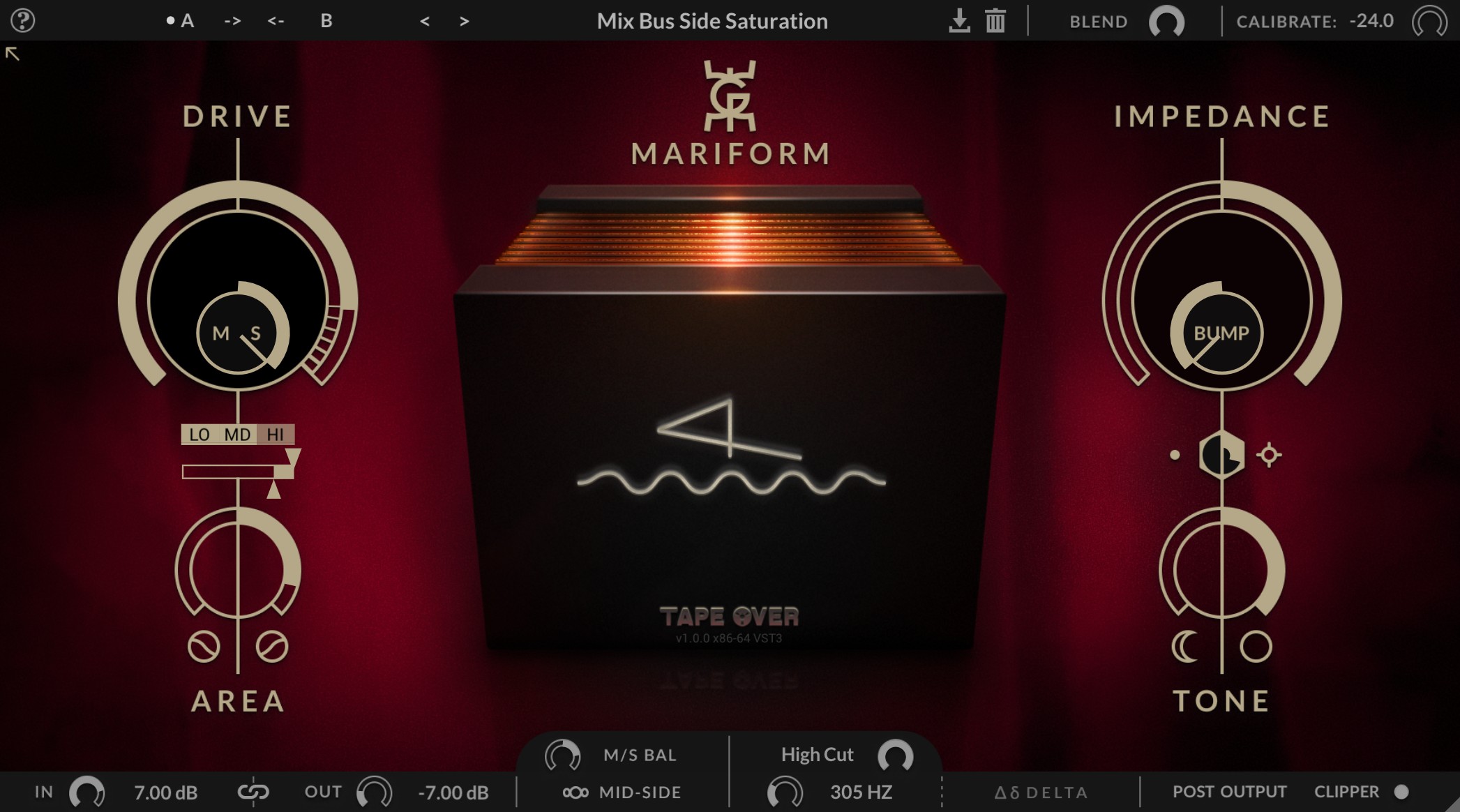 变压器饱和器插件 Wavegrove Mariform v1.0.6 Win