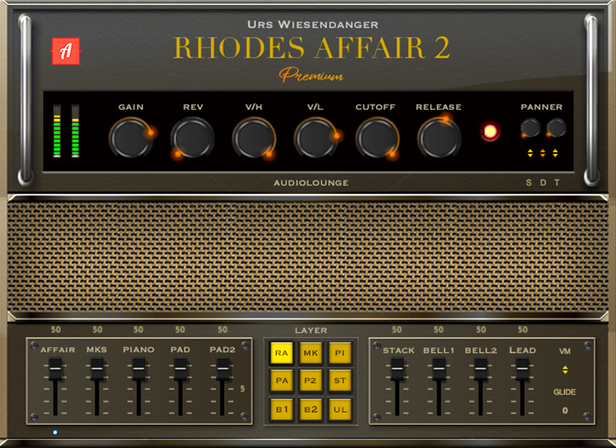 综合音色插件 Audiolounge Urs Wiesendanger Rhodes Affair 2 Premium
