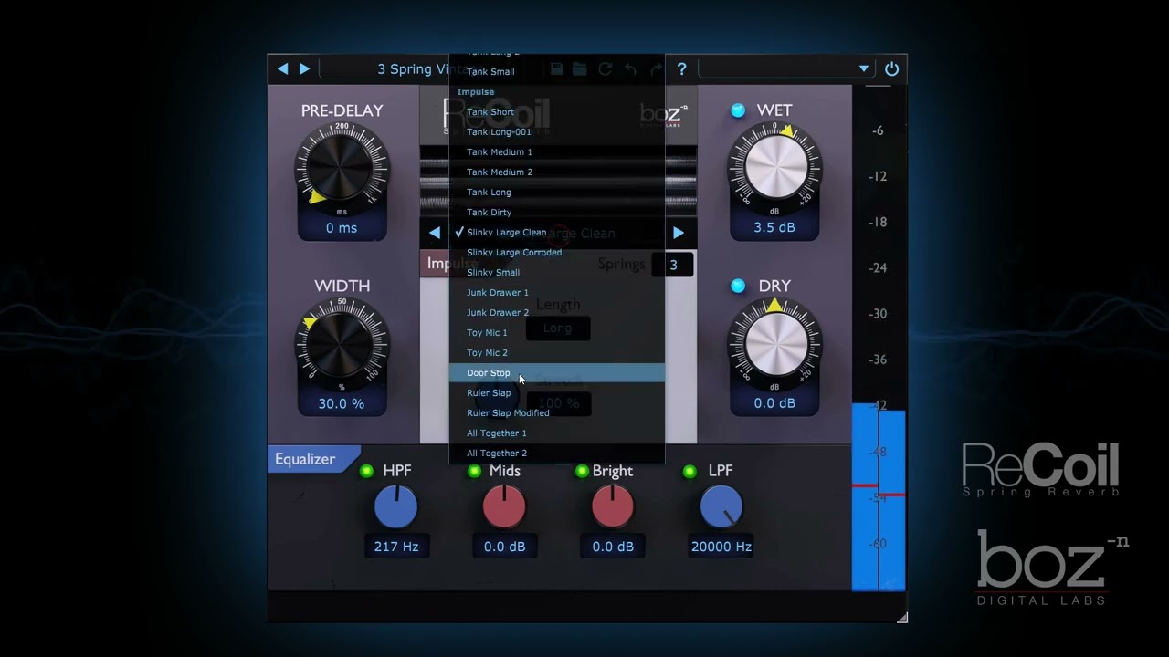 弹簧混响 Boz Digital Labs ReCoil v1.0.5 R2R