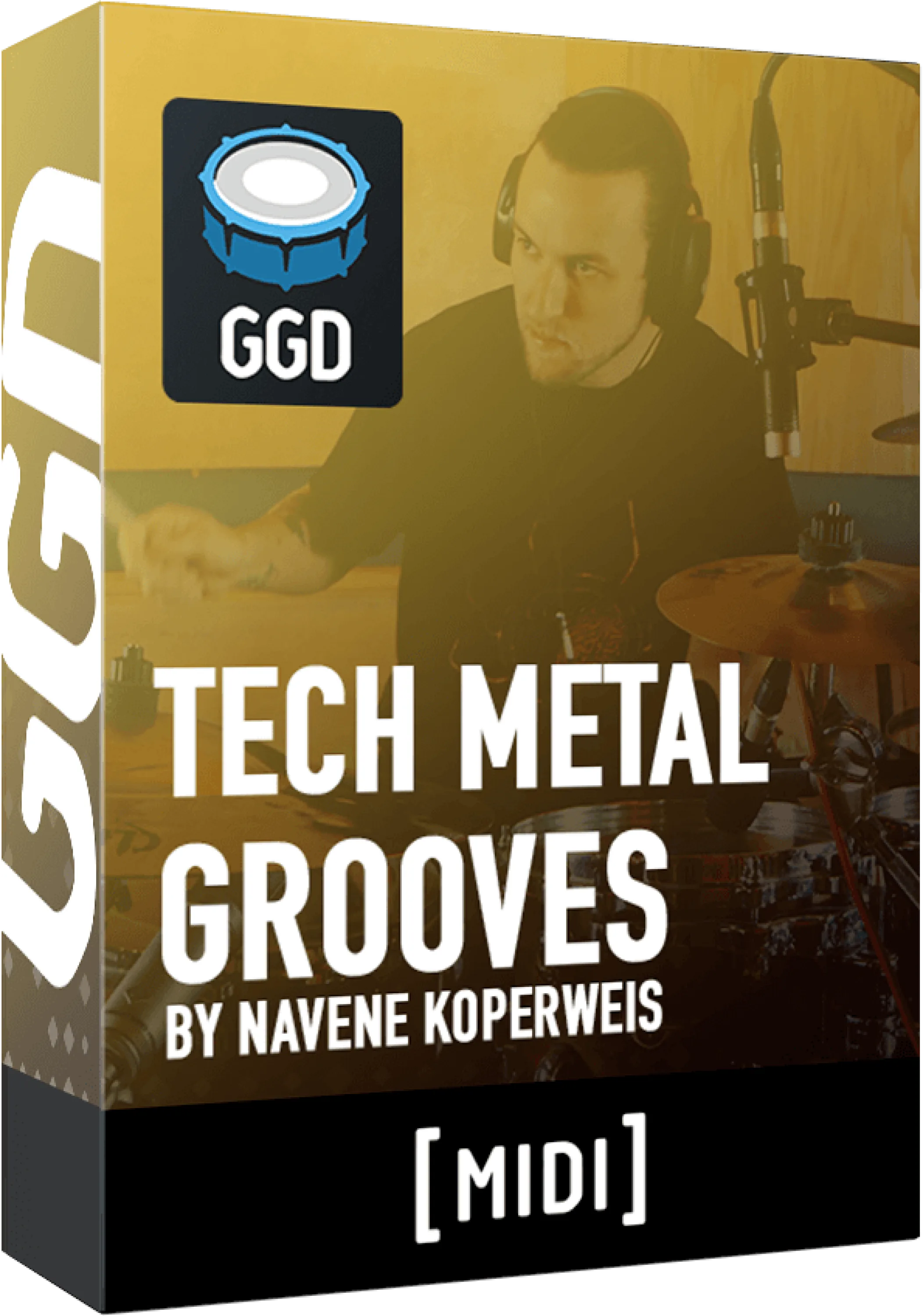 金属鼓MIDI音色包 GetGood Drums GGD Tech Metal by Navene Koperweis Midi Pack