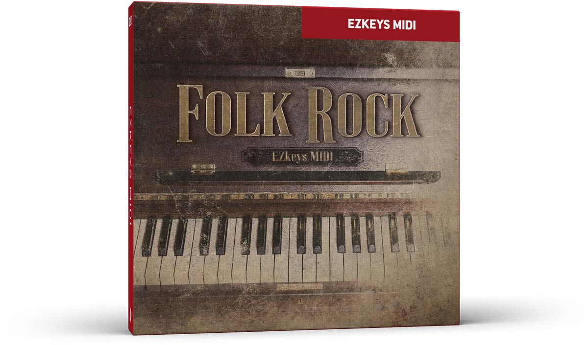 EZ钢琴民谣摇滚Midi素材包 Toontrack Folk Rock EZkeys MIDI v1.0.0