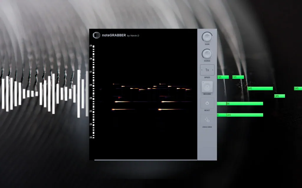 将音频采样转换为MIDI插件 Navie D noteGRABBER v2.0.0 BTCR