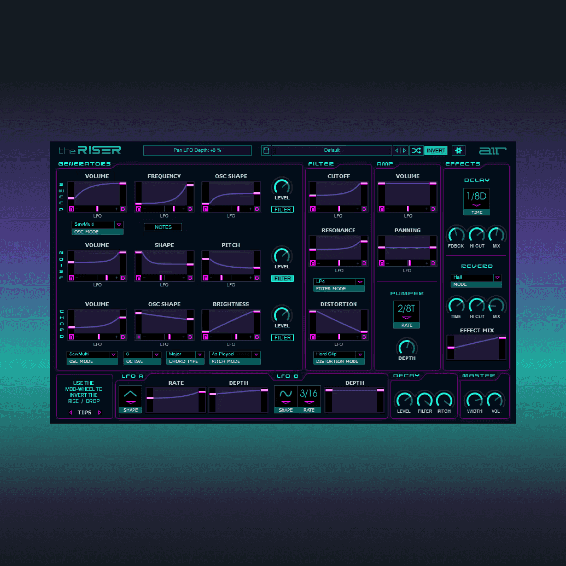 宏大震撼的过渡插件 AIR Music Technology theRiser v1.2.0