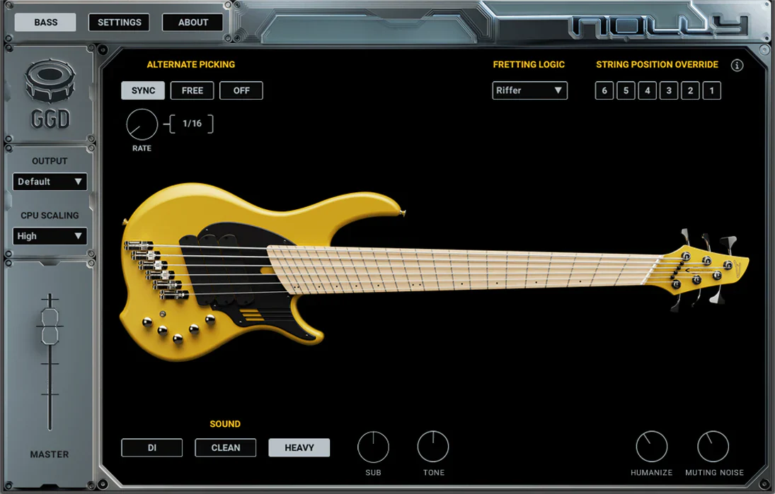 GGD诺利贝斯音色 GetGood Drums The Nolly Bass Library