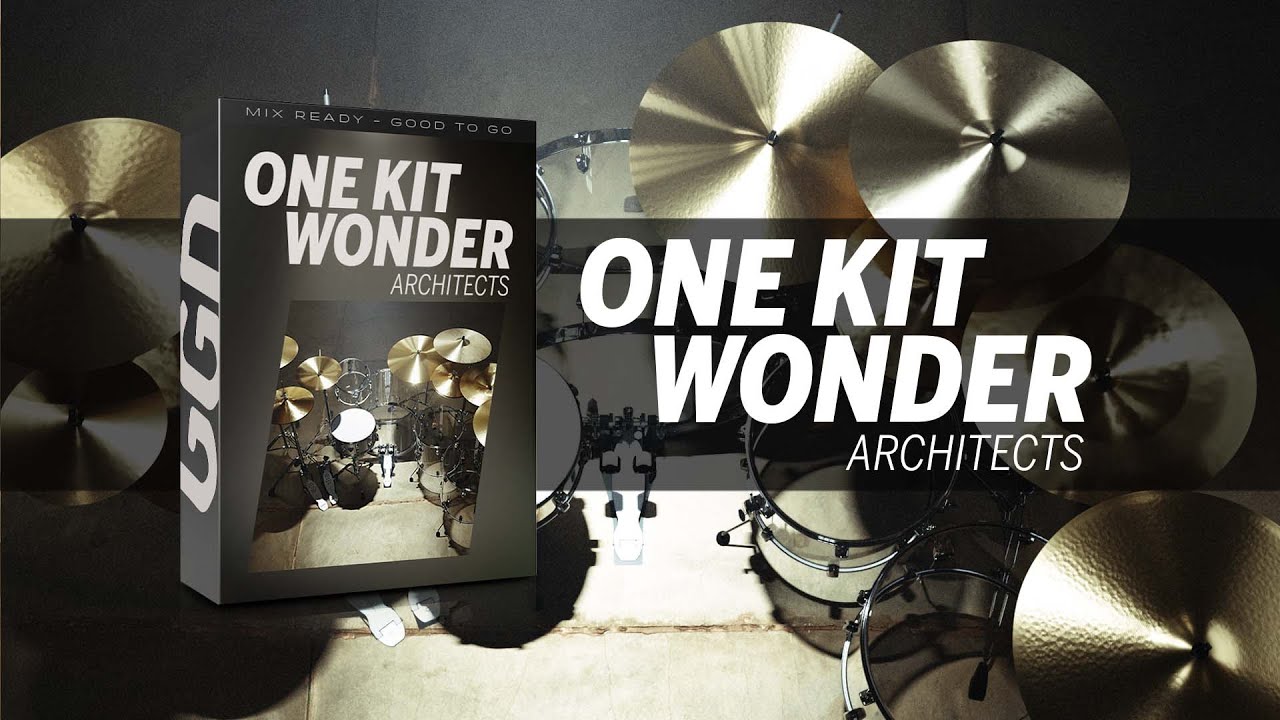 GGD混音架子鼓音色 GetGood Drums One Kit Wonder Architects
