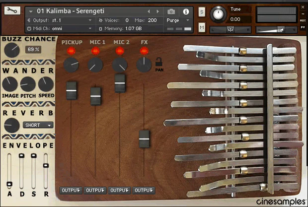 卡林巴音源 Cinesamples Kalimba
