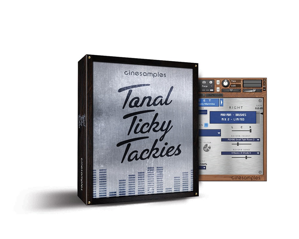 半音阶打击乐器音源 Cinesamples Tonal Ticky Tackies