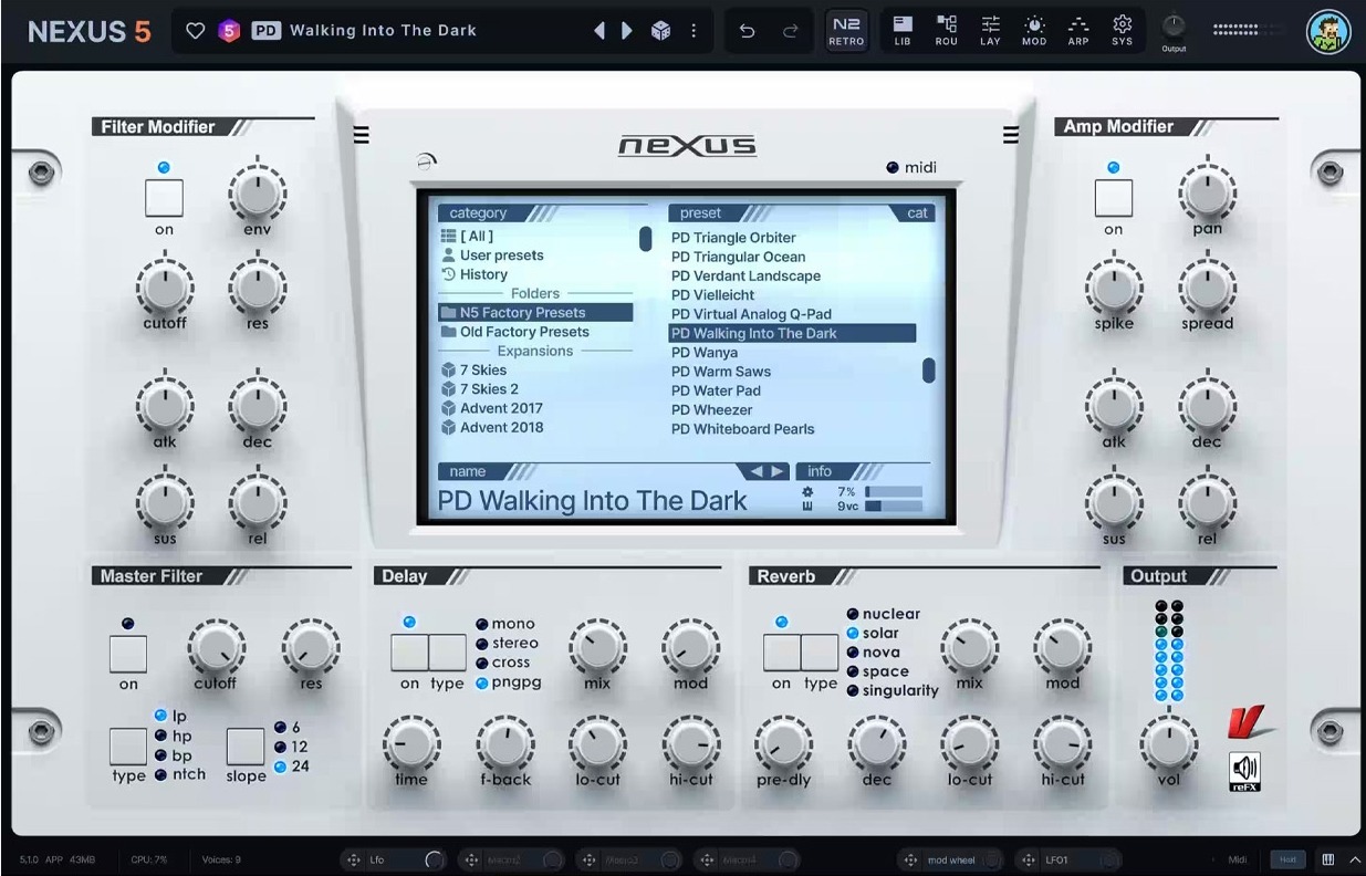 经典电子合成器 reFX Nexus 5 v5.1.5（包含原厂+拓展音色）
