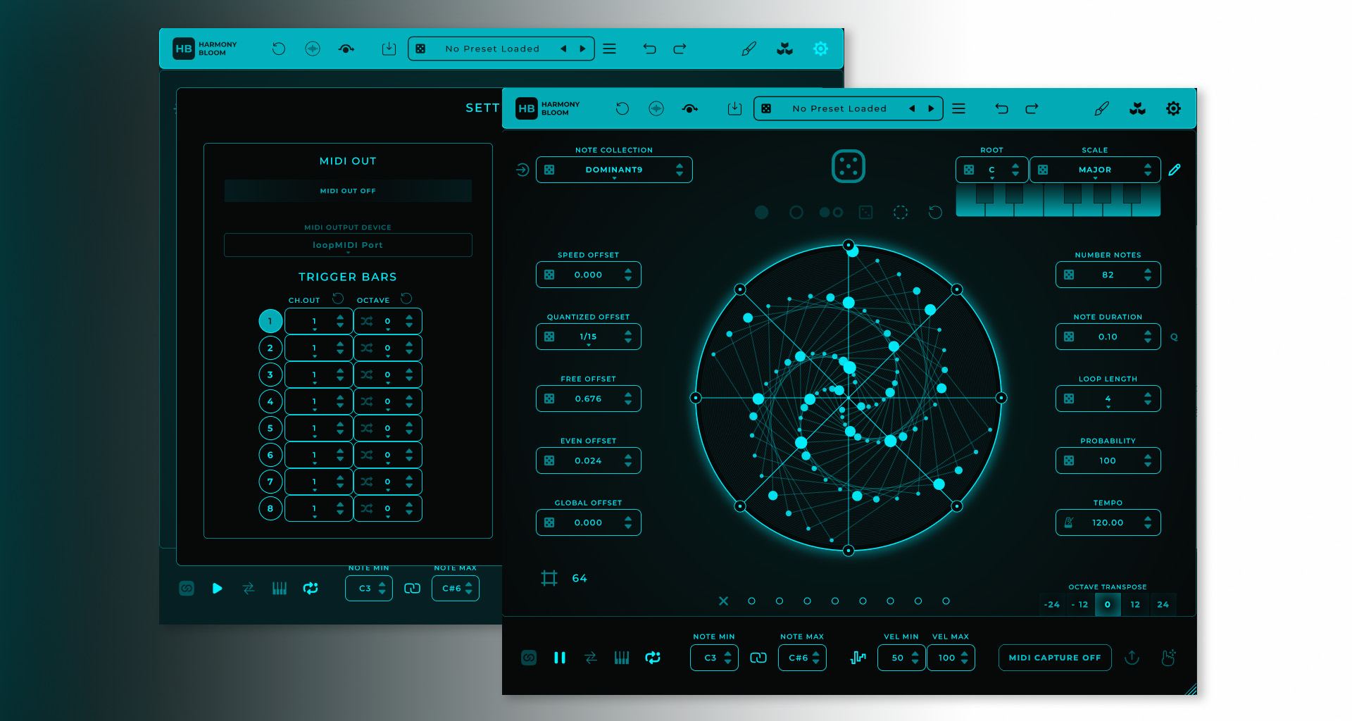 随机Midi生成器 Mario Nieto Harmony Bloom v1.3.4
