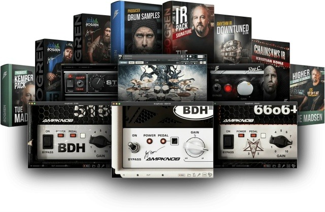 11个吉他贝斯效果器合集 Bogren Digital Plugins Collection v2025.2 （包含Ampknob BDH 66o6 Plus 5169 BDH III RevC MLC S_Zero 100 Trivium Lead Rhythm Bassknob Trivium STD IRDX Core）
