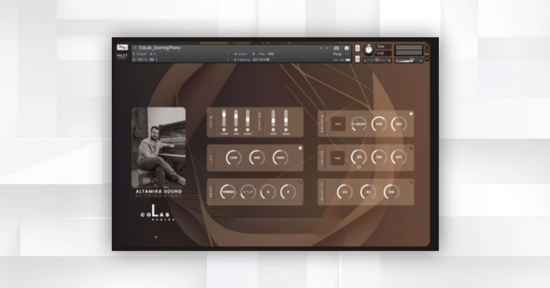 现代工作室立式钢琴 Inletaudio Scoring Piano