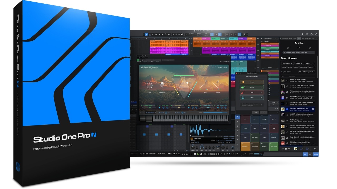 Studio One 原厂音色库 PreSonus Studio One 7 Pro Content-R2R