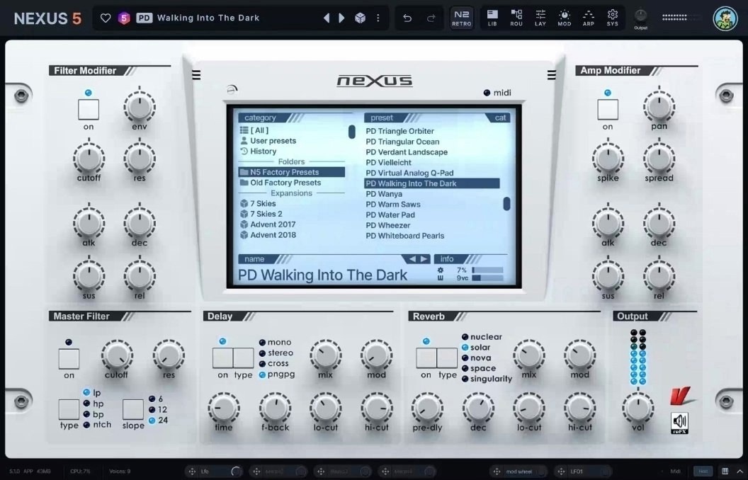 经典电子合成器 reFX Nexus 5 v5.2.2 V.R(包含原厂+拓展音色)