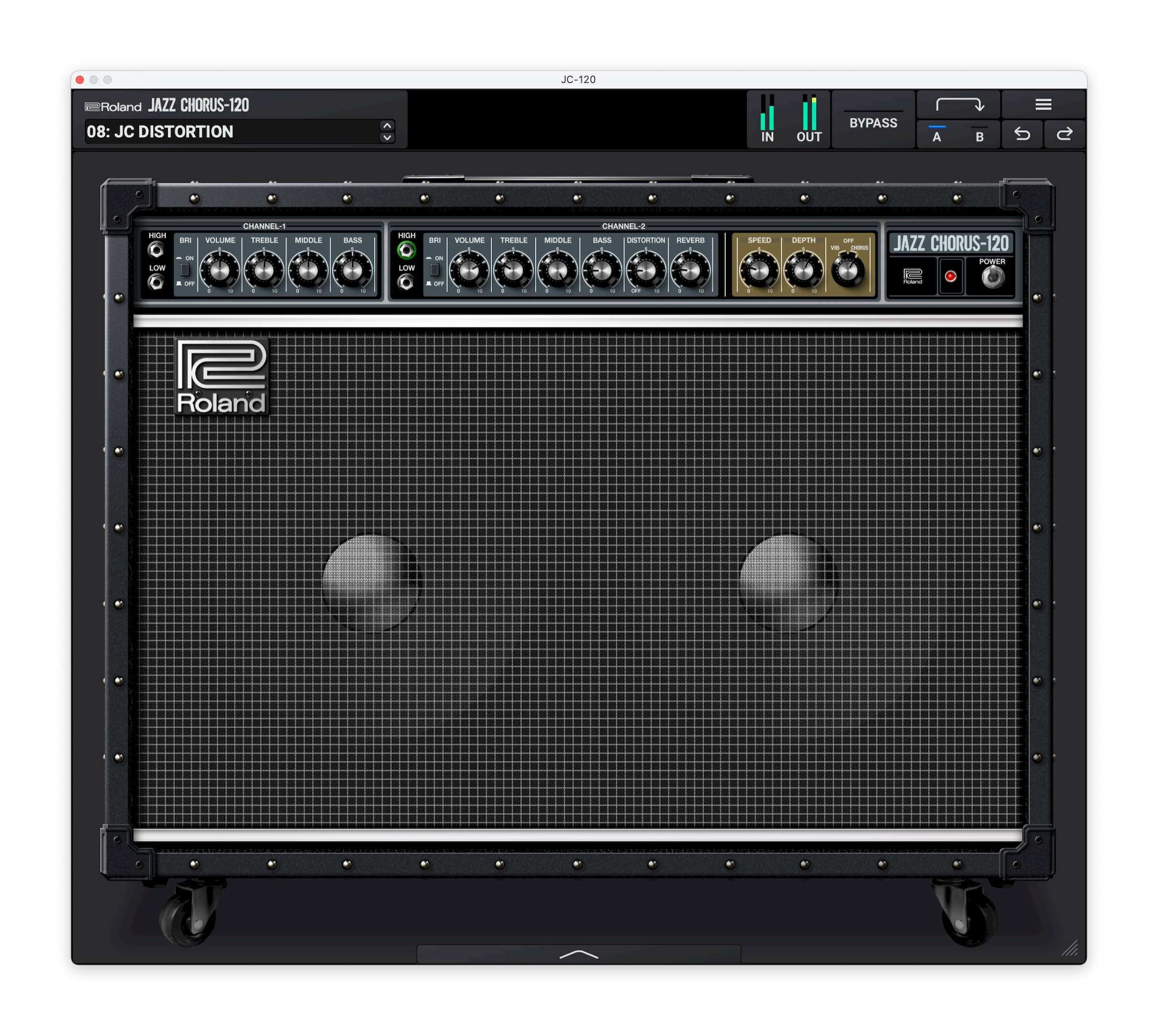 吉他合唱效果器 Roland Cloud JC-120 Jazz Chorus v1.0.0