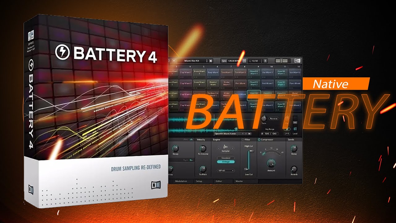 电池故预设 Native Instruments Battery 4 Factory Library MPC Expansion WAV XPN XPM by pigeon3